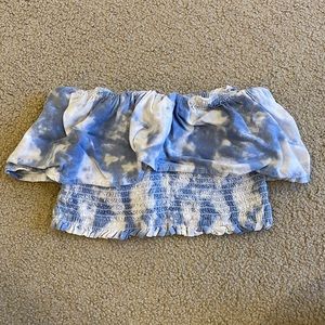 Hollister Blue Crop Top